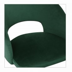 Halmar - Jedilni stol K455 - temno zelen