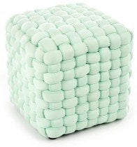 Tabure Rubik - svetlo zelen