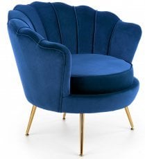 Fotelj Amorinito XL - temno moder