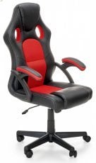 Pisarniški stol Berkel - črn/rdeč