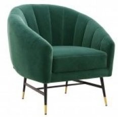 Fotelj Britney - temno zelen