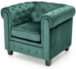 Fotelj Eriksen - temno zelen