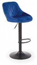 Barski stol H101 - temno moder