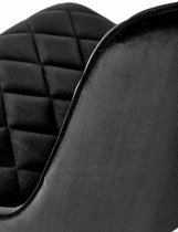 Halmar - Jedilniški stol K450 - črn
