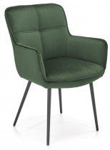 Halmar - Jedilniški stol K463 - temno zelen