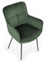 Halmar - Jedilniški stol K463 - temno zelen