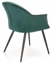 Halmar - Jedilniški stol K468 - temno zelena 