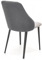 Halmar - Jedilniški stol K470 - svetlo siv/temno siv