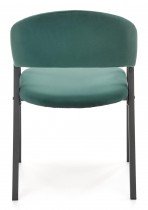 Halmar - Jedilniški stol K473 - temno zelen