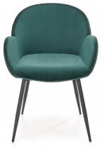 Halmar - Jedilniški stol K480 - temno zelen