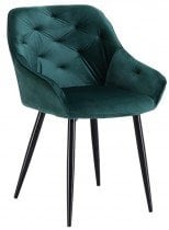 Jedilniški stol K487 - temno zelen