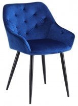 Jedilniški stol K487 - temno moder