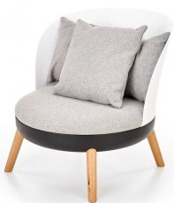 Fotelj Scandi - svetlo siv