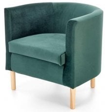 Fotelj Clubby 2 - temno zelen