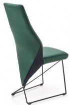 Halmar - Jedilniški stol K485 - temno zelen