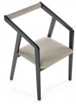 Halmar - Stol Azul - črna/siva