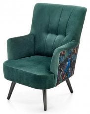 Fotelj Pagoni - temno zelen