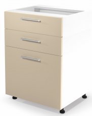 Spodnja kuhinjska omarica Vento DS3-60/82 - bela/bež