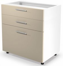 Spodnja kuhinjska omarica Vento DS3-80/82 - bela/bež