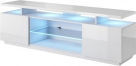 TV komoda Eva - bela mat/sijaj