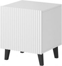 Nočna omarica Pafos - bela