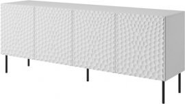 Komoda Hole 190 - bela mat/sijaj