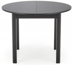 Halmar - Raztegljiva jedilna miza Ringo 102/142 cm - črna
