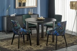 Raztegljiva jedilna miza Ringo 102/142 cm - črna