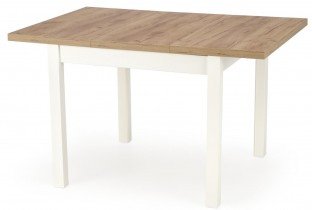 Halmar - Raztegljiva jedilna miza Tiago kvadrat 90/125 cm - hrast craft/bela