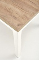 Halmar - Raztegljiva jedilna miza Tiago kvadrat 90/125 cm - hrast craft/bela
