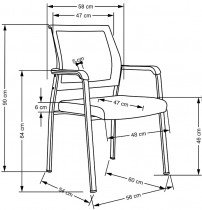 Konferenčni stol K332 - črn