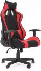 Halmar - Gaming stol Cayman - rdeč/črn