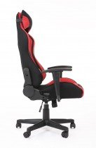 Halmar - Gaming stol Cayman - rdeč/črn