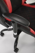 Halmar - Gaming stol Drake - rdeč/črn