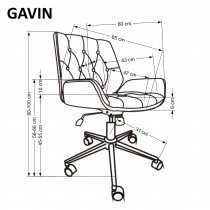 Halmar - Pisarniški stol Gavin