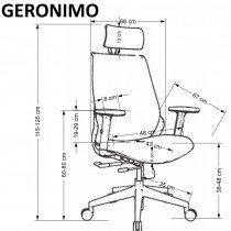 Halmar - Pisarniški stol Geronimo