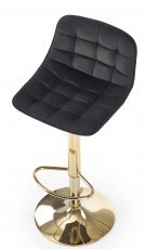 Halmar - Barski stol H120 - črn