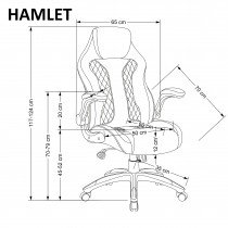 Halmar - Pisarniški stol Hamlet 