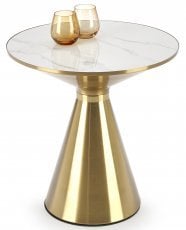 Klubska mizica Tribeca - beli marmor