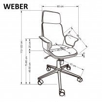 Halmar - Pisarniški stol Weber