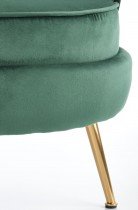 Halmar - Fotelj Almond - temno zelen