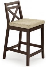 Barski stol Borys Low - temni oreh/Lars 07