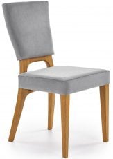 Jedilniški stol Wenanty - medeni hrast/siv