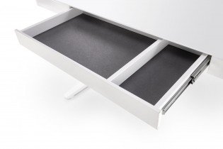Halmar - Miza za ličenje B52 s funkcijo nastavitve višine (USB port) - bela