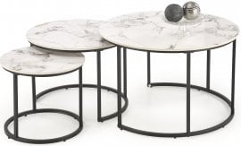 Komplet treh klubskih mizic Gilda