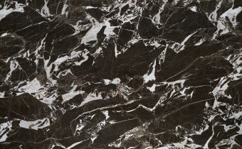 Halmar - Raztegljiva jedilna miza Hilario 180-260 cm - črni marmor/črna