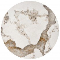 Halmar - Set dveh klubskih mizic Ines - bež marmor/bel