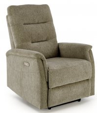 Električen počivalnik z relaks mehanizmom Jamal - olive