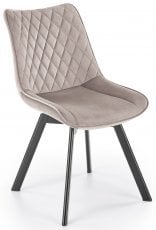 Jedilniški stol K520 s funkcijo vrtenja - bež