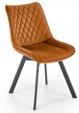 Jedilniški stol K520 s funkcijo vrtenja - cimet